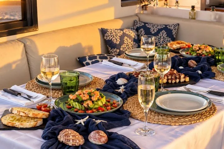 Starlit Sunset Catamaran Dinner: Private Chef Experience